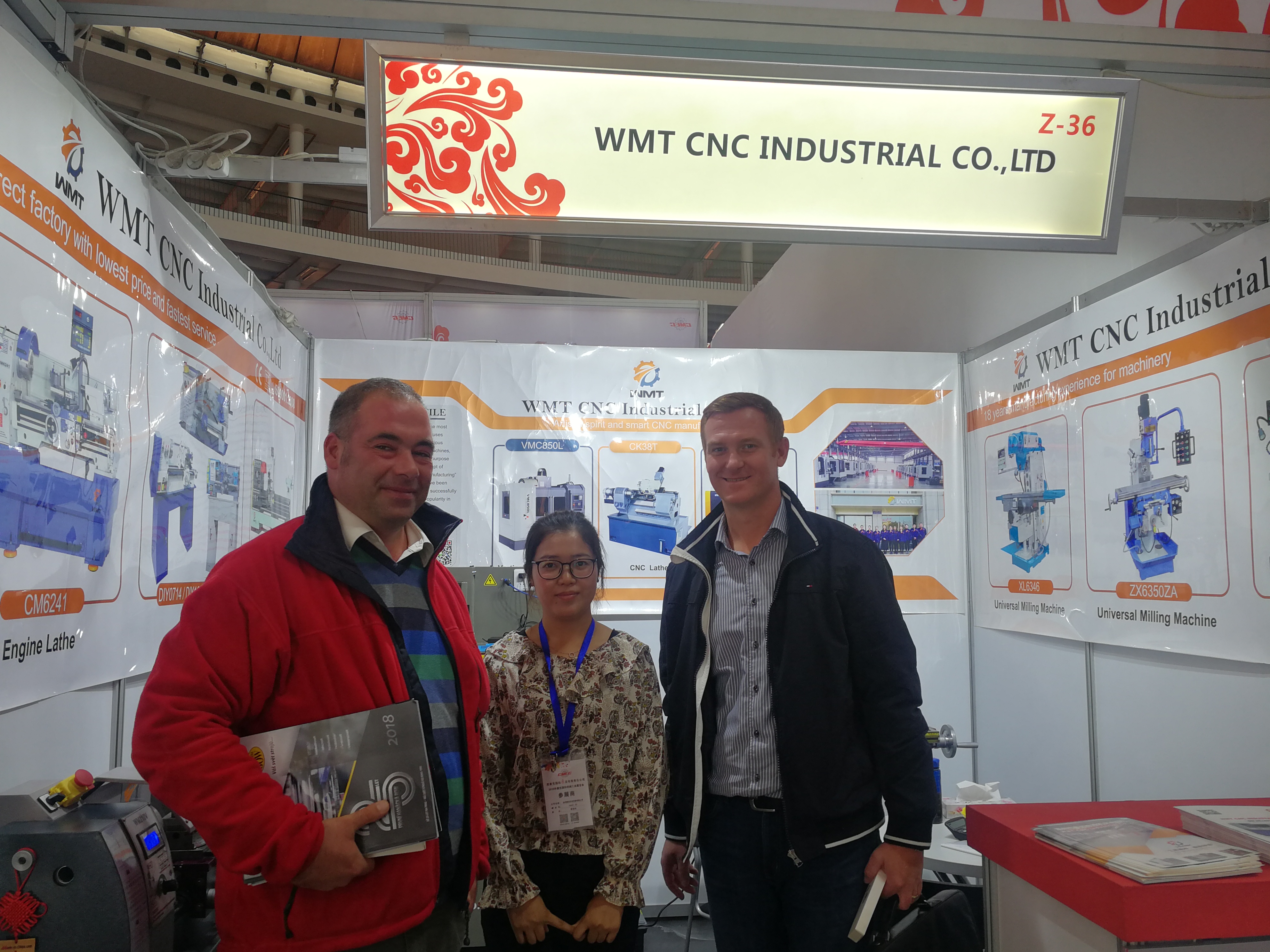 Más tiempo para exicted WMT CNC Industrial Co., Ltd en 2018 Exposición MSV