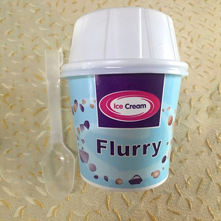 Disposable McFlurry Ice Cream Paper Cup