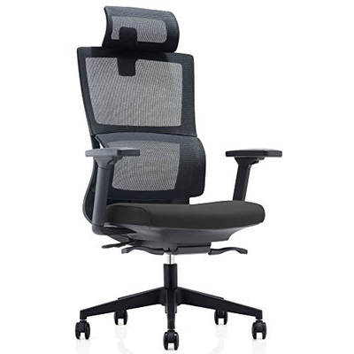 CMO High Back Mesh Ergonomic Office Chair with 2-to-1 Synchro-Tilt Control & Headrest, Big and Tall 360 Degree Swivel Executive Computer Task Chair for Home Office Conference Room
