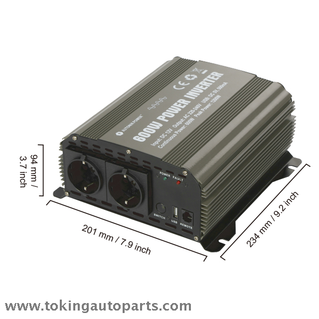 PIE-600 600W inversor de onda sinusoidal pura