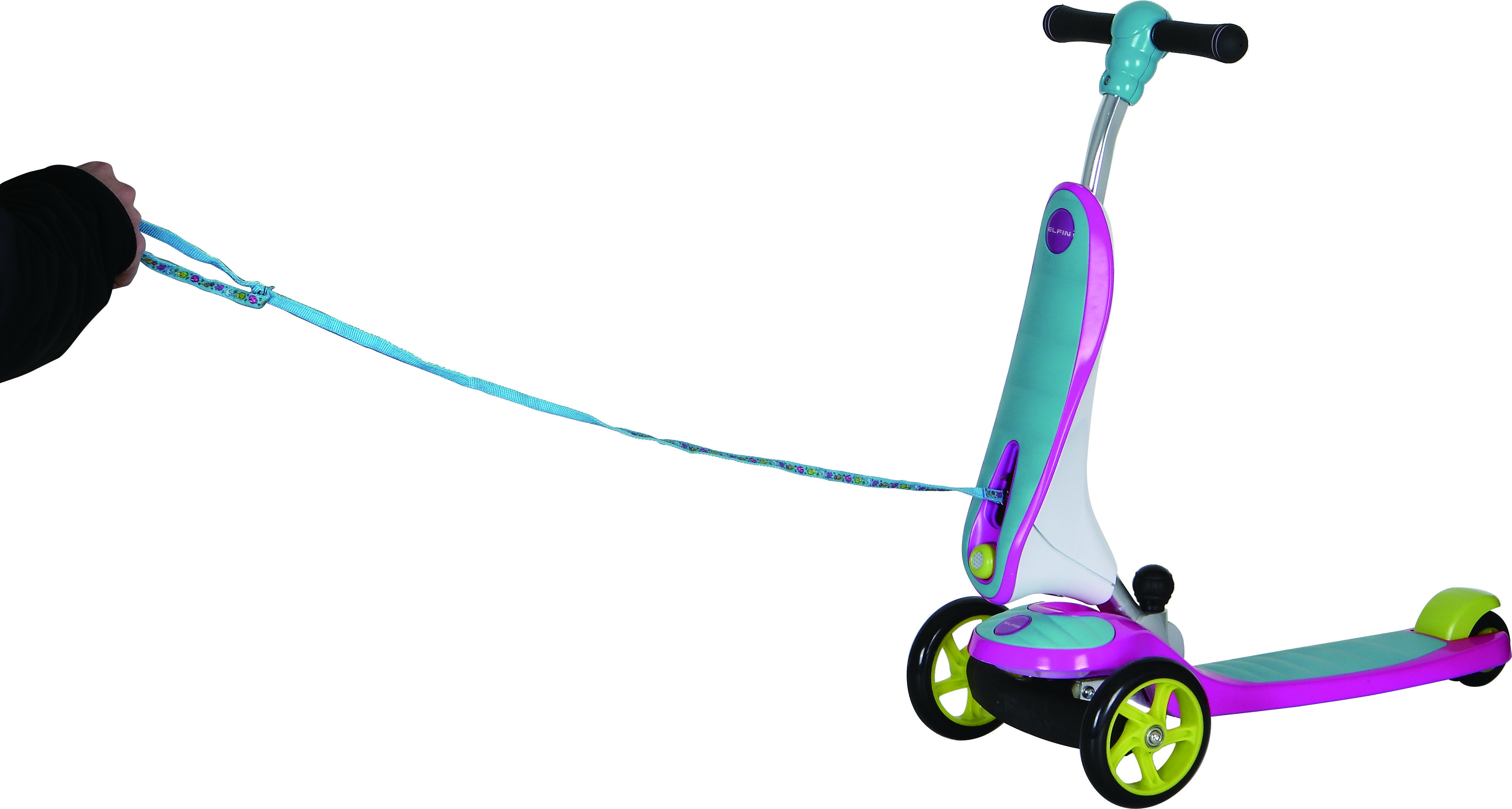 2 in 1 Scooter with Easy Conversion System and Smart Pulling Rope System