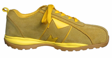 Yellow Steel toe Athletic Sporty Running Shoes