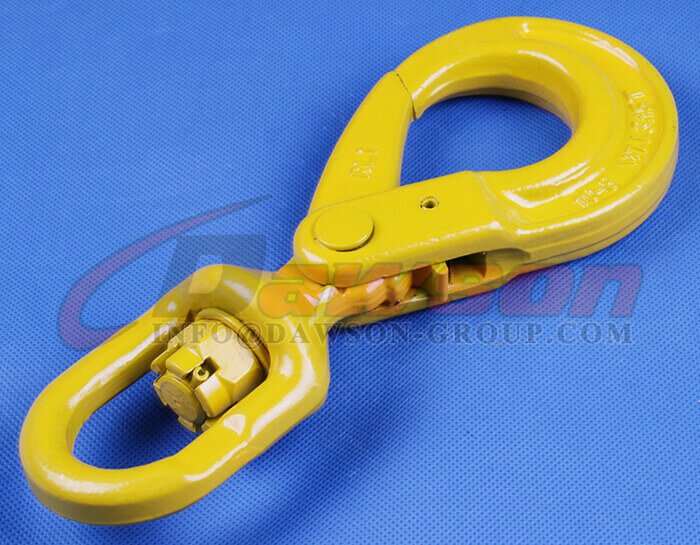 Gancho giratorio Selflock de grado 80 G80 con rodamiento para elevaci&oacute;n