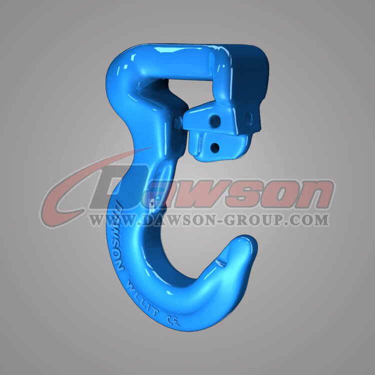 Gancho de eslinga sint&eacute;tico G100 con pestillo para eslingas de elevaci&oacute;n, gancho forjado - Fabricante, proveedor de China