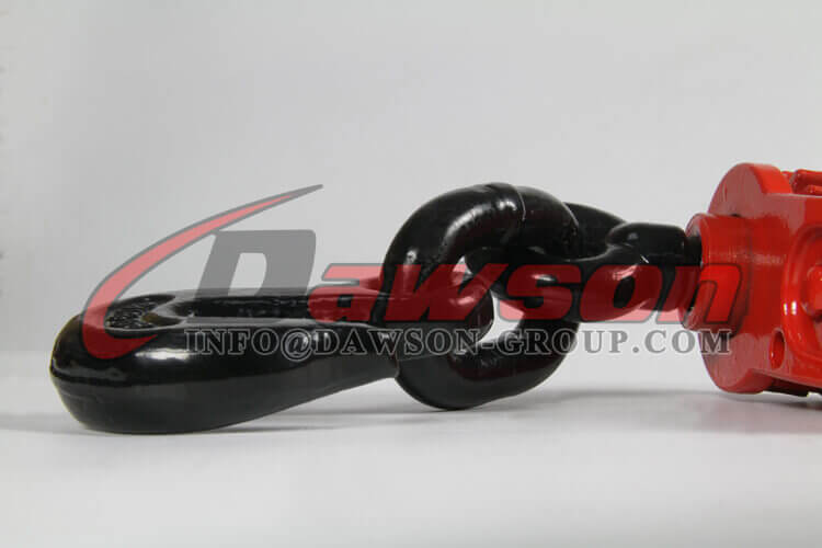 DobrandoLidarchave catracaFich&aacute;rio com gancho ocular para tamanho de corrente 5-16'' - 3-8'' WLL 7100LBS - Dawson Group Ltd.