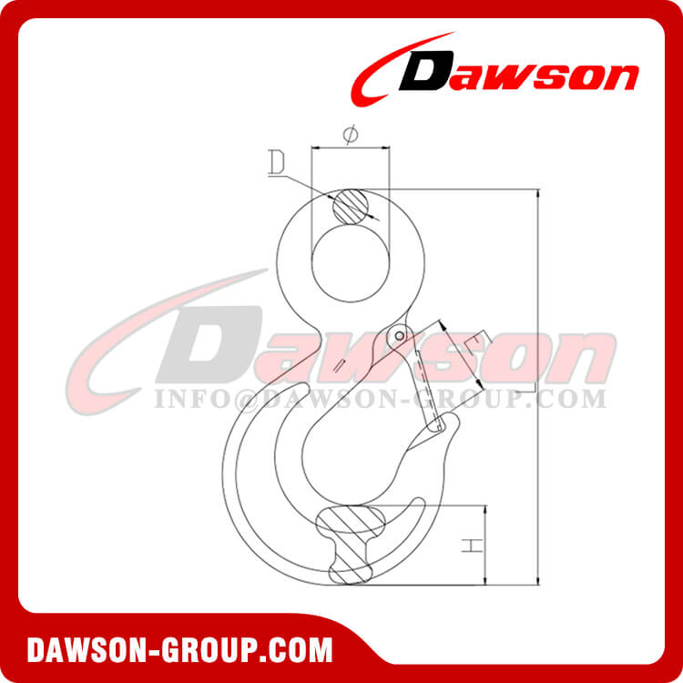 DS097 イタリア型炭素鋼アイ スリング フック - Dawson Group Ltd. - 中国メーカー、サプライヤー