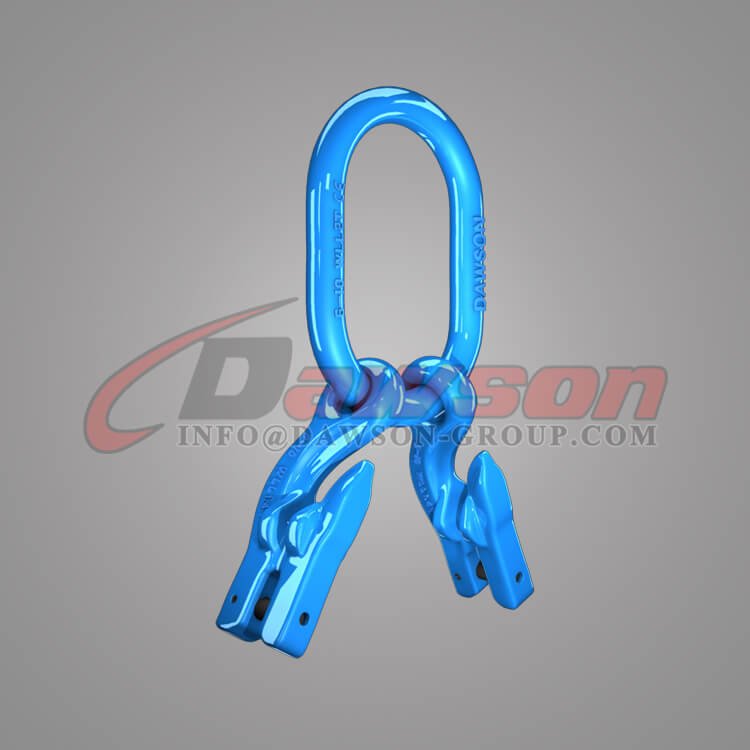 Elo mestre grau 100 para eslingas de corrente + gancho de garra grau 100 com fixa&ccedil;&atilde;o de manilha &times; 2 - Dawson Group Ltd - Fornecedor chin&ecirc;s