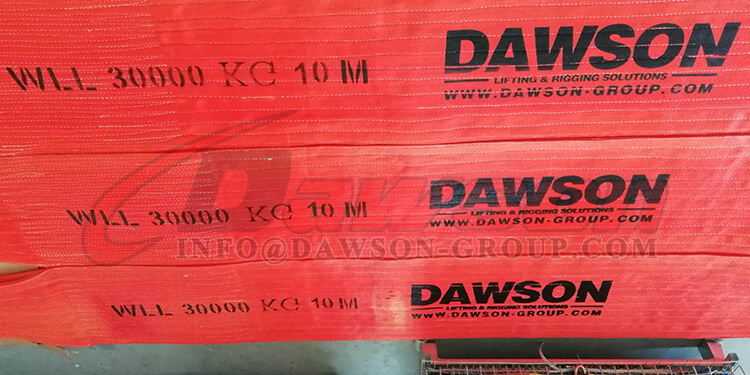 Eslingas de correas de poli&eacute;ster de alta resistencia Eslingas de elevaci&oacute;n Eslingas de gr&uacute;a China - Dawson Group Ltd.
