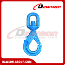 DS1018 G100 8-16MM خطاف دوار خاص ذاتي القفل مع مزلاج لسلسلة الرافعات