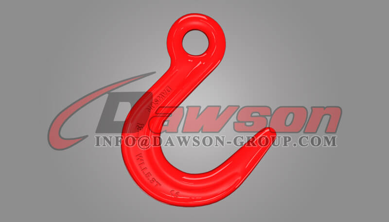 DS116 Gancho de fundici&oacute;n de ojo de acero de aleaci&oacute;n forjado de grado 80 con ojo plano - Dawson Group Ltd. - Fabricante, f&aacute;brica de China