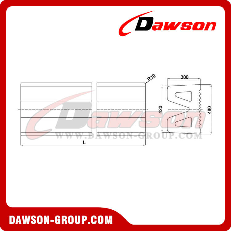 Резиновое крыло типа DS-W