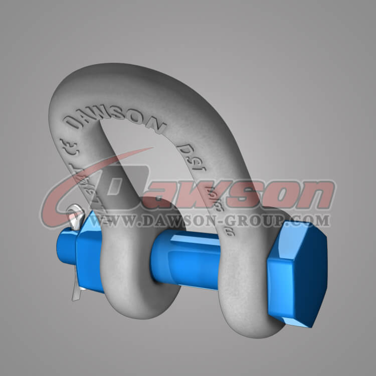 Grillete de cadena tipo EE. UU. galvanizado en caliente marca Dawson con pasador de seguridad - Dawson Group Ltd. - Fabricante, proveedor y f&aacute;brica de China