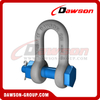 Dawson Brand Hot Dip Galvanizado US Tipo Chain Shackle com segurança Pin