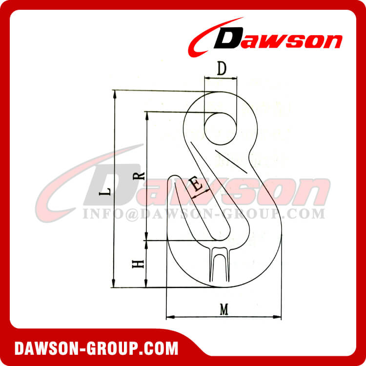 DS085 G80 Gancho de agarre para acortamiento de ojos - Dawson Group Ltd. - Fabricante, proveedor, f&aacute;brica de China