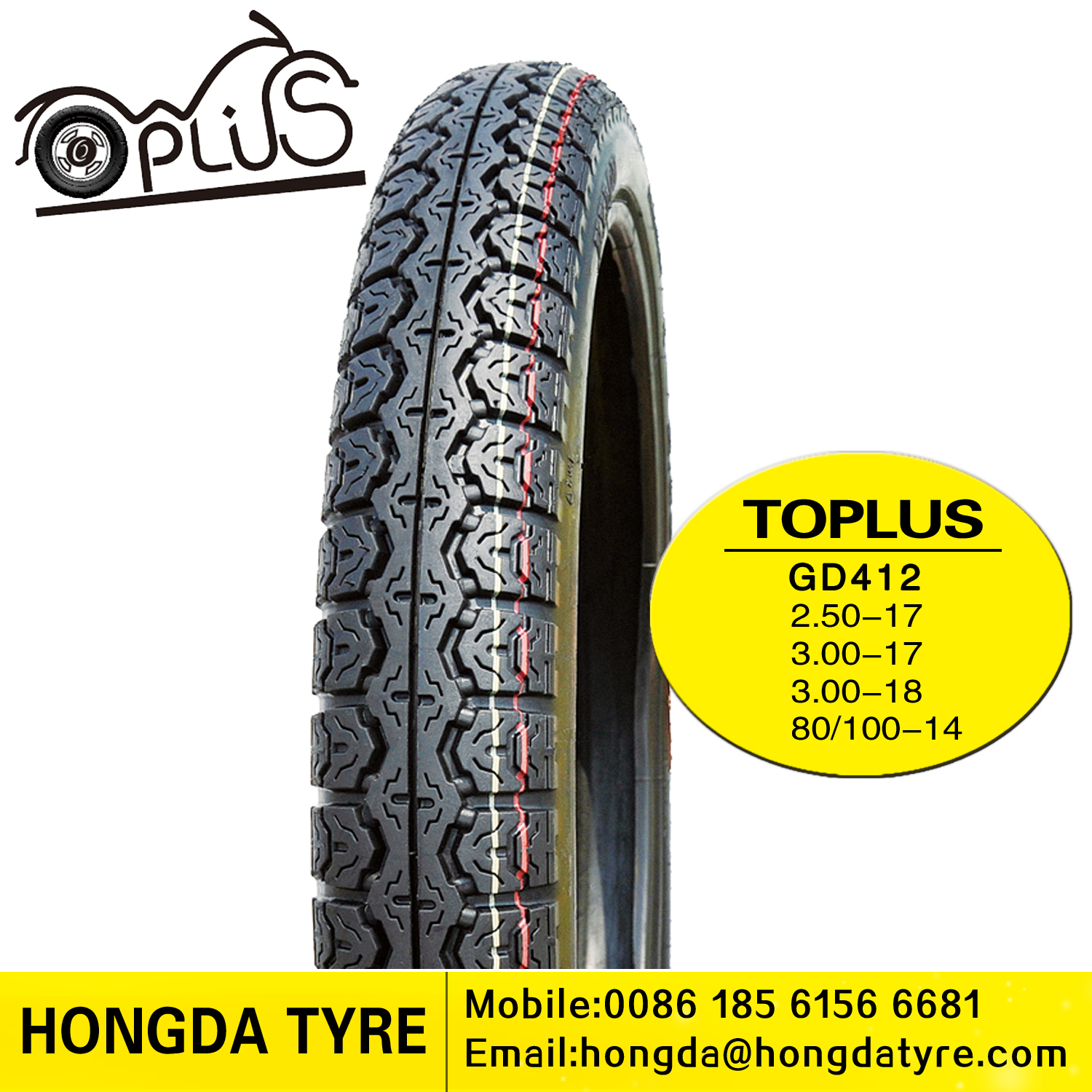 Motorcycle tyre GD412
