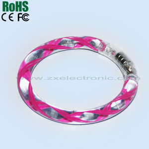 Hot sale led flashing bracelet/bangle led glow bracelet