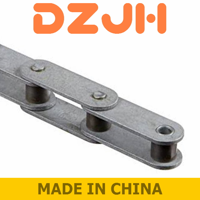 Double pitch precision roller chains