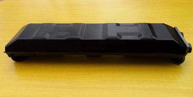 Rubber track shoe pad