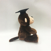 8inch Sitting Plush Graduation Monkey Hold Customized Sign