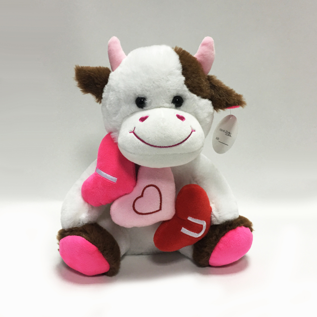 Plush Valentine Gifts Cow Stuffed Cartoon Cow Dolls