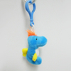Custom Soft Plush Seahorse Toy Keychain