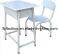 Fixed Single Desk and Chair, Kindergarden Furniture, Student Furniture, Student Desk & Chair