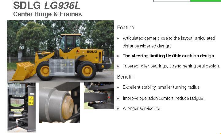 Sdlg LG936L Front End Wheel Loader for Sale