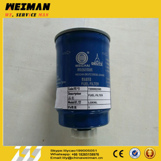 Sdlg LG936 Wheel Loader Spare Parts Fuel Filter 7200002385