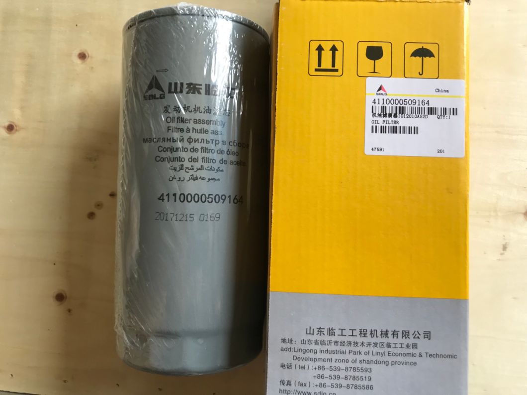 Sdlg Wheel Loader Spare Parts 4110000509164 Oil Filter 1012010A52D