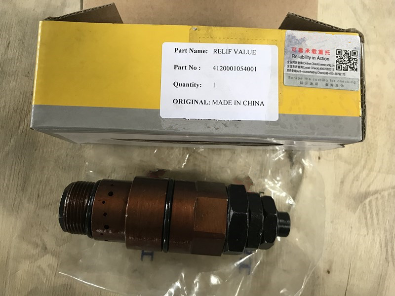 Original Sdlg LG958L Wheel Loader Spare Parts Relif Value 4120001054001