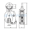 Vertical Lifting Clamp, Item Code: 120### (Capacity: 800-16000 kg)