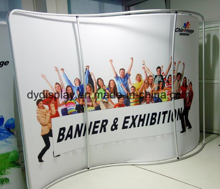 Custom Shape Aluminum Tube Frame Tension Fabric Backdrop Display