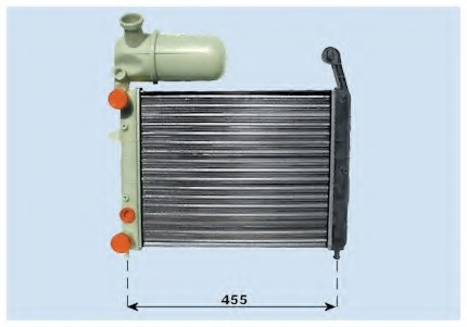 Radiator for FIAT