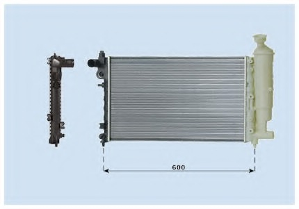 Radiator for PEUGEOT