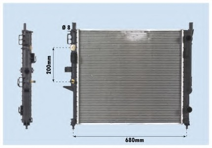 Radiator for BENZ