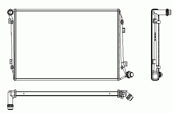 Radiator for VOLKSWAGEN