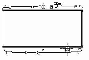 Radiator for HONDA