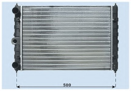 Radiator for audi