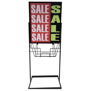 Premium 22"x28" Steel Poster Stand with TOP Loading Frame MF2228BK-P