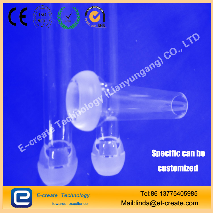 Quartz ball head bowl high temperature pressure quartz glass accessories industrial furnace with quartz tube deep processing