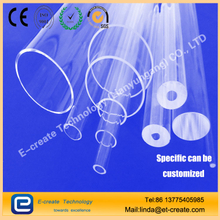 Transparent quartz glass tube (filter UV tube, low-hydroxyl tube, odorless tube, double-hole tube)