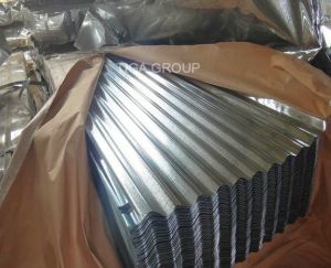 SGCC Dx51d feuille en acier ondul&eacute;e plong&eacute;e chaude de toiture de Zincalume/Galvalume