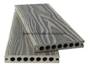 Panneau compos&eacute; en plastique en bois de terrasse de WPC pour le Decking de jardin