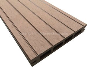 Le Decking de WPC embarque la qualit&eacute; superbe et pratiquement exempt d'entretien creux/solides