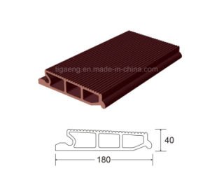 Panneau d&eacute;coratif compos&eacute; en plastique en bois de rev&ecirc;tement de mur/mur d'Outerior WPC