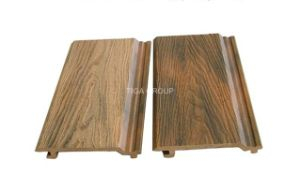 Tuile &agrave; extr&eacute;mit&eacute; &eacute;lev&eacute; de rev&ecirc;tement de mur de la d&eacute;coration ext&eacute;rieure et int&eacute;rieure Material/WPC