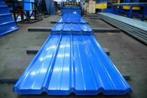 t&ocirc;le d'acier d'&eacute;paisseur de 0.30/0.45mm/tuile de toit galvanis&eacute;es enduites par couleur