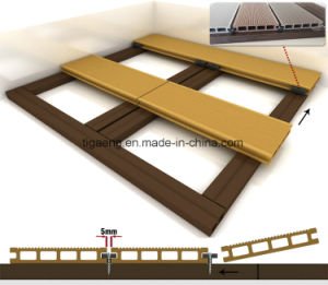 Ajustement de Faux de Decking en bois ext&eacute;rieur du plancher WPC Nice pour le balcon
