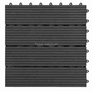 Tuile en bois ext&eacute;rieure de Decking de PE/anti plancher UV d'Outerior DIY WPC