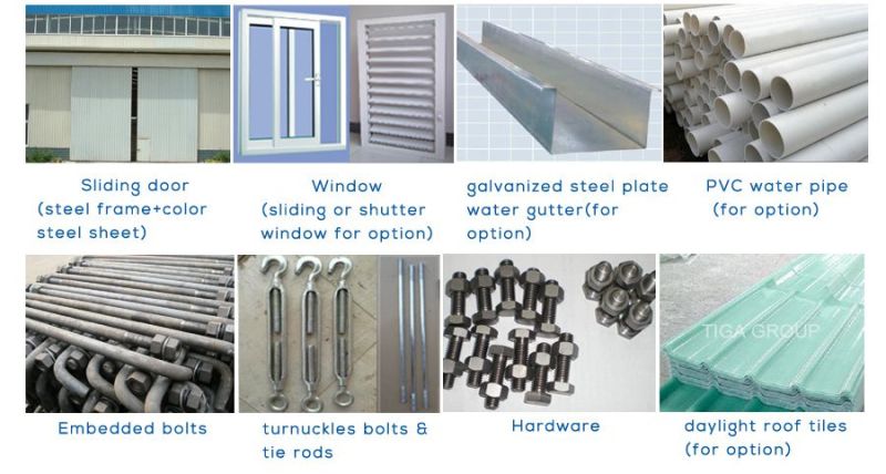 Professional Fabrication Construction Structural Pre Engineered Steel Godown Warehouse